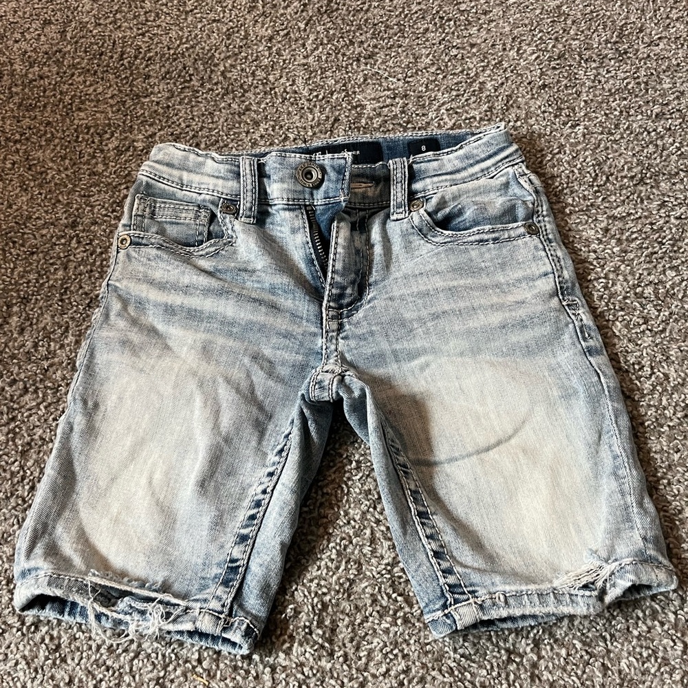 BKE Light Blue Kids Denim Shorts